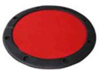 Poker Tischauflage Rot